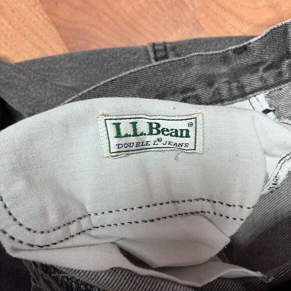 L.L. Bean Mens Double L Straight Leg Jeans Black Size 30 - Picture 7 of 10